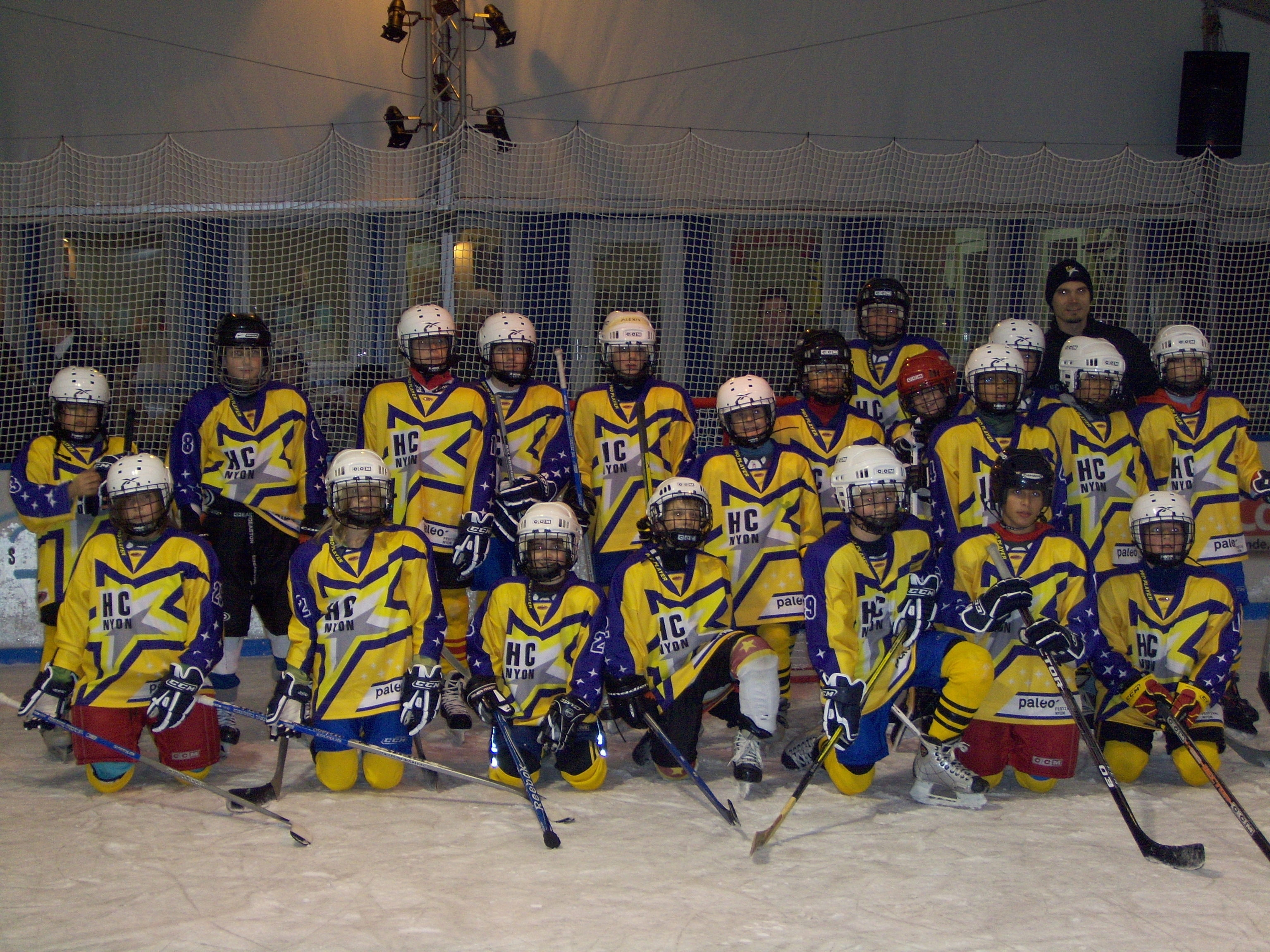 Premier match de l'histoire du HC Nyon, le 13 janvier 2010